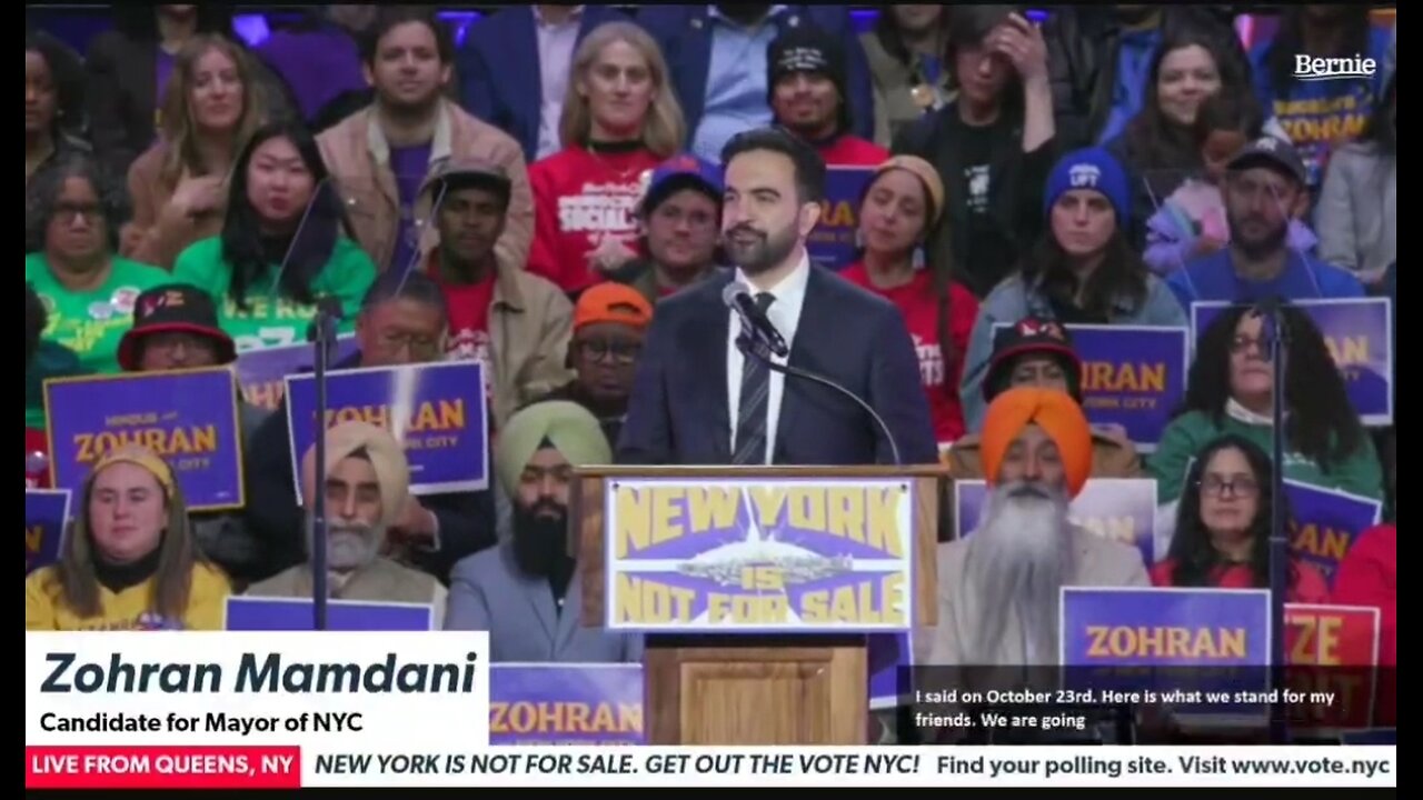 Mamdani Rallys For His Free Stuff