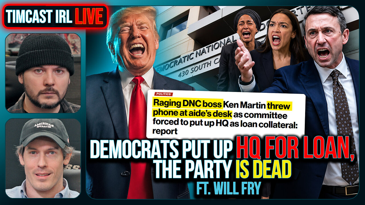 Democrat Boss ATTACKS STAFF, DNC Puts Up HQ For DESPERATE Loan | Timcast IRL
