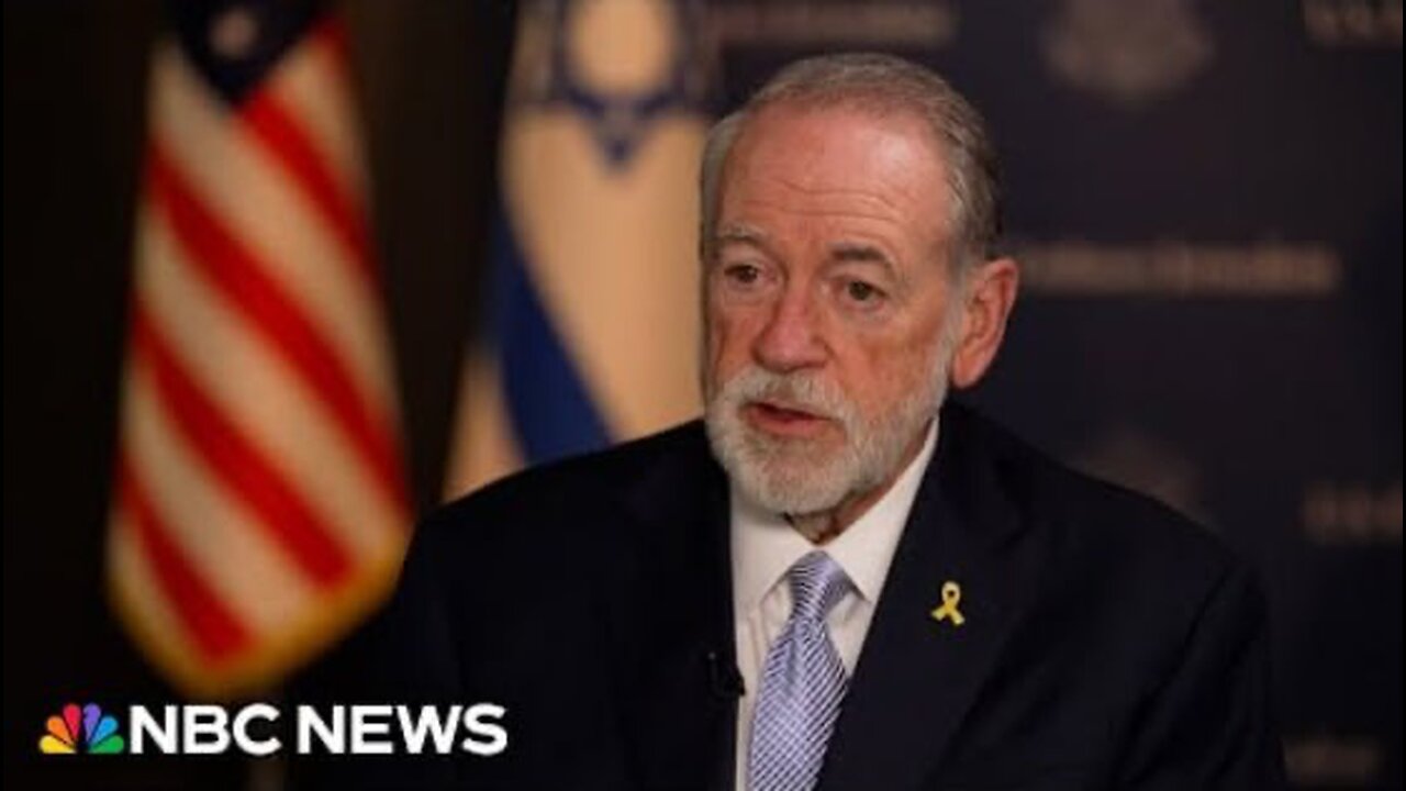 U.S. ambassador to Israel says embassy wasn’t informed before Israeli strike on Doha