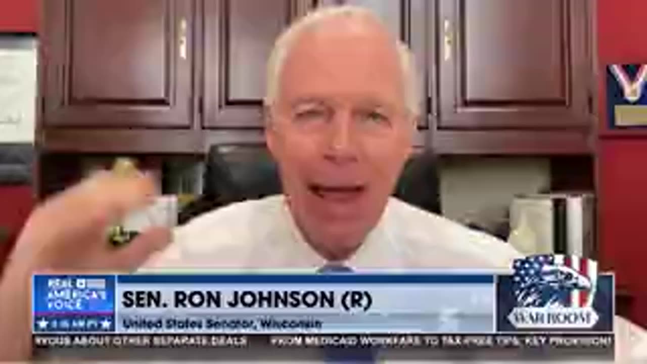 Senator Ron Johnson on Bannons War Room 5.14.25