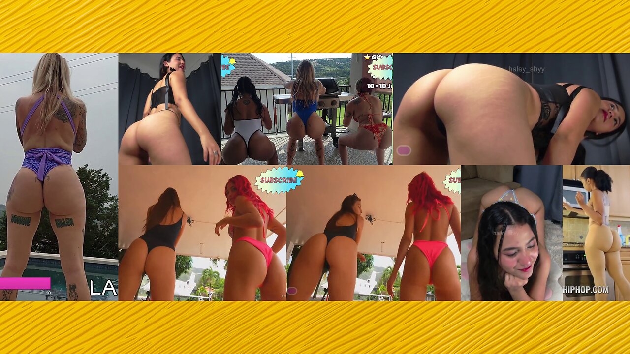 Ass compilation - Big bank tiktok challenge ❤️‍ClipchampGirls 2025