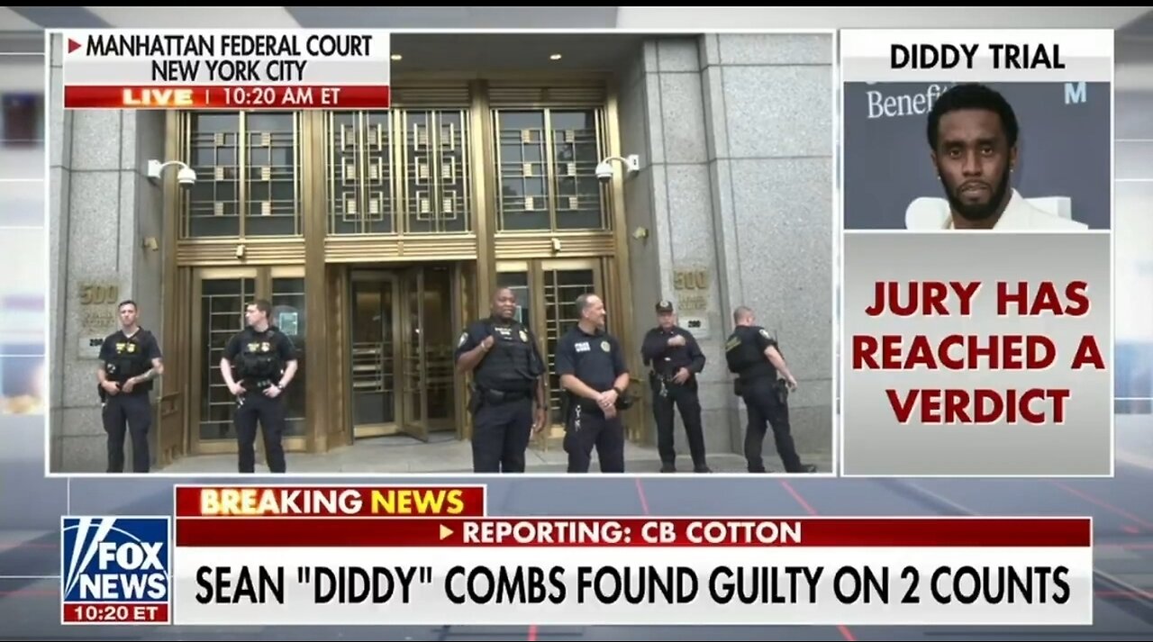 Sean Diddy Combs Not Guilty On Most Serious Charges