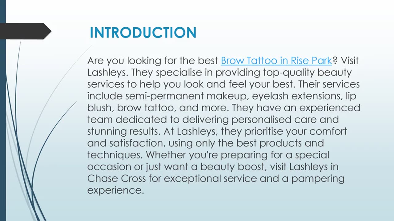 Best Brow Tattoo in Rise Park