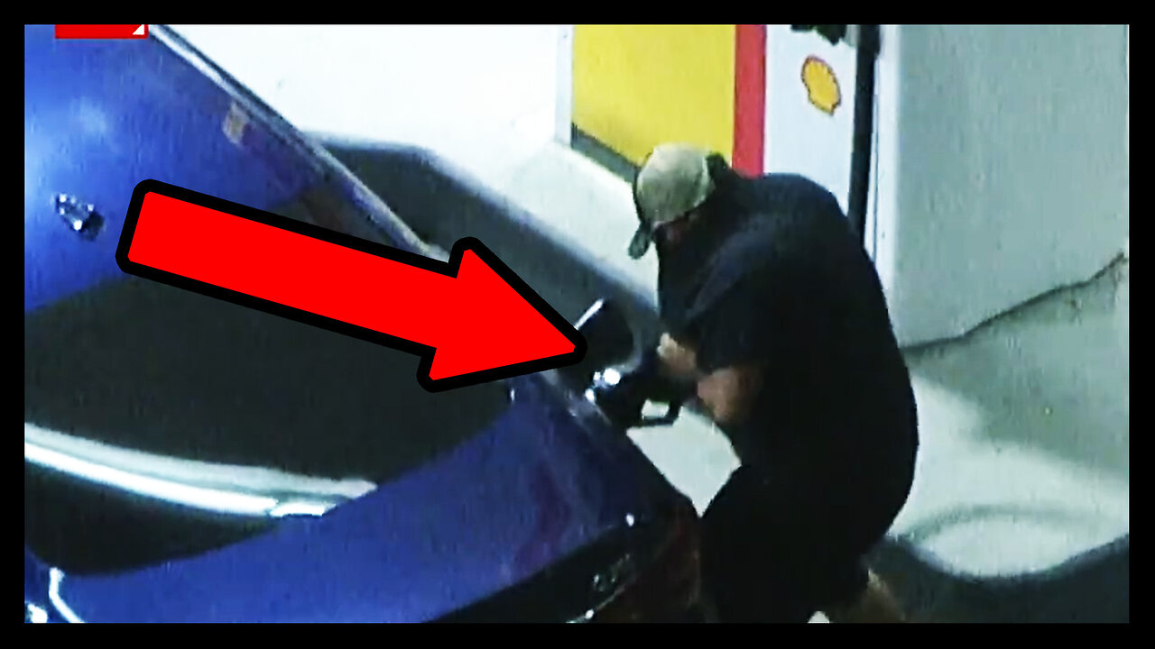 High-Speed Chase Driver STOPS For Gas, Still Manages To ESCAPE