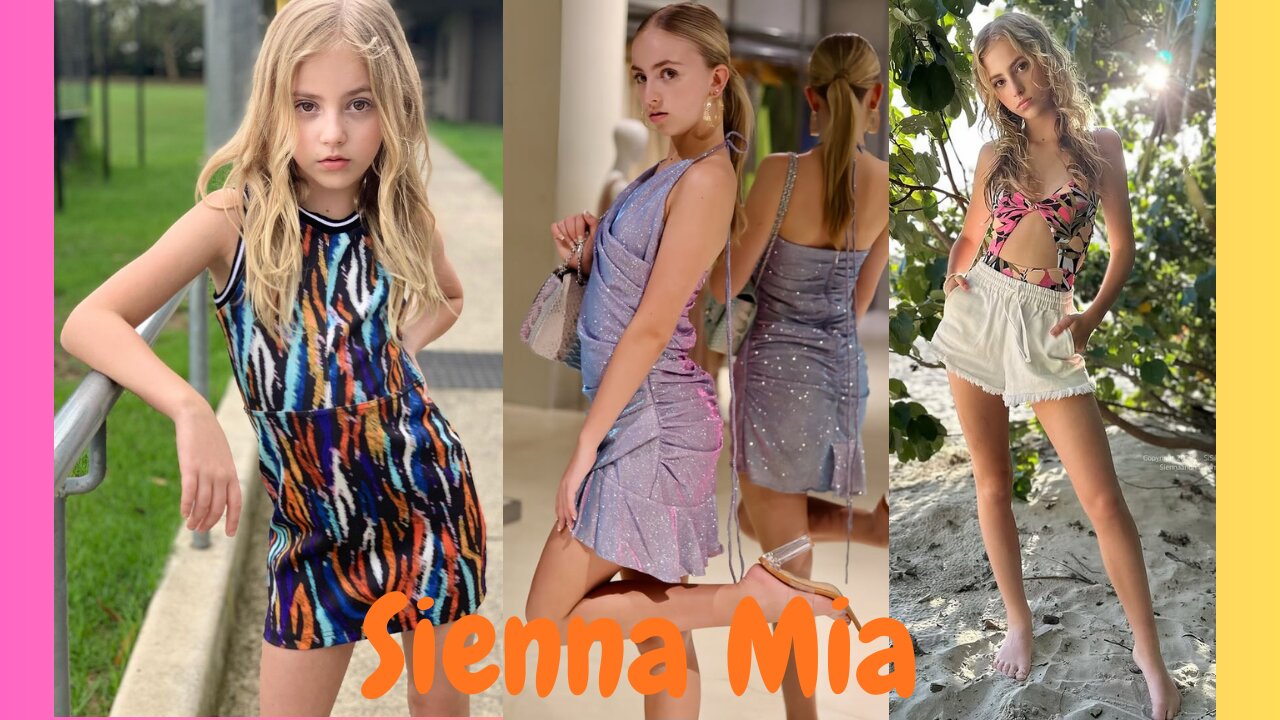 Teen Model, Dancer & Singer, Sienna Mia