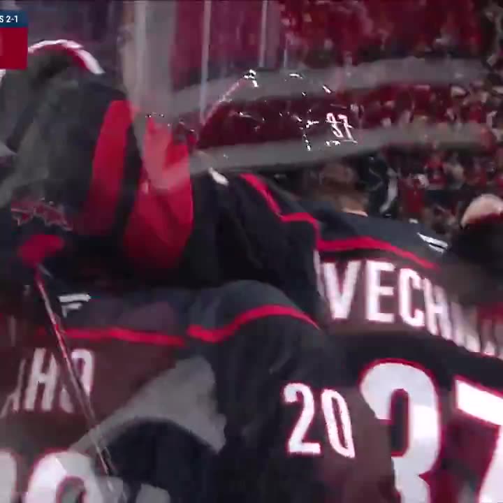 NHL - Seth Jarvis gets his first of the series to give the @Canes a two-goal lead! โ๏ธ #StanleyCup