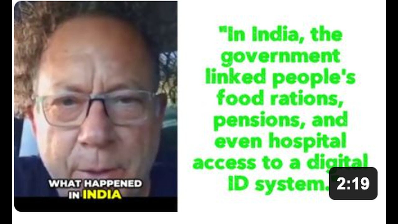 In India, the government linked peoples food rations, pensions, and even hospital access to a digital ID system.