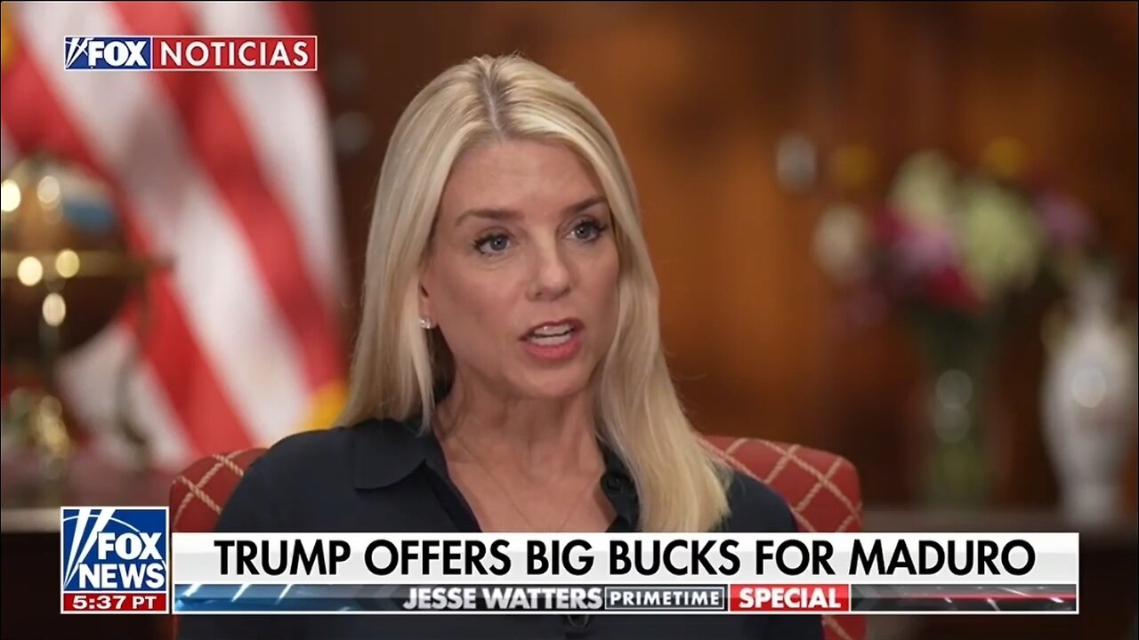 AG Bondi: Nicolás Maduro Must Be Brought To Justice