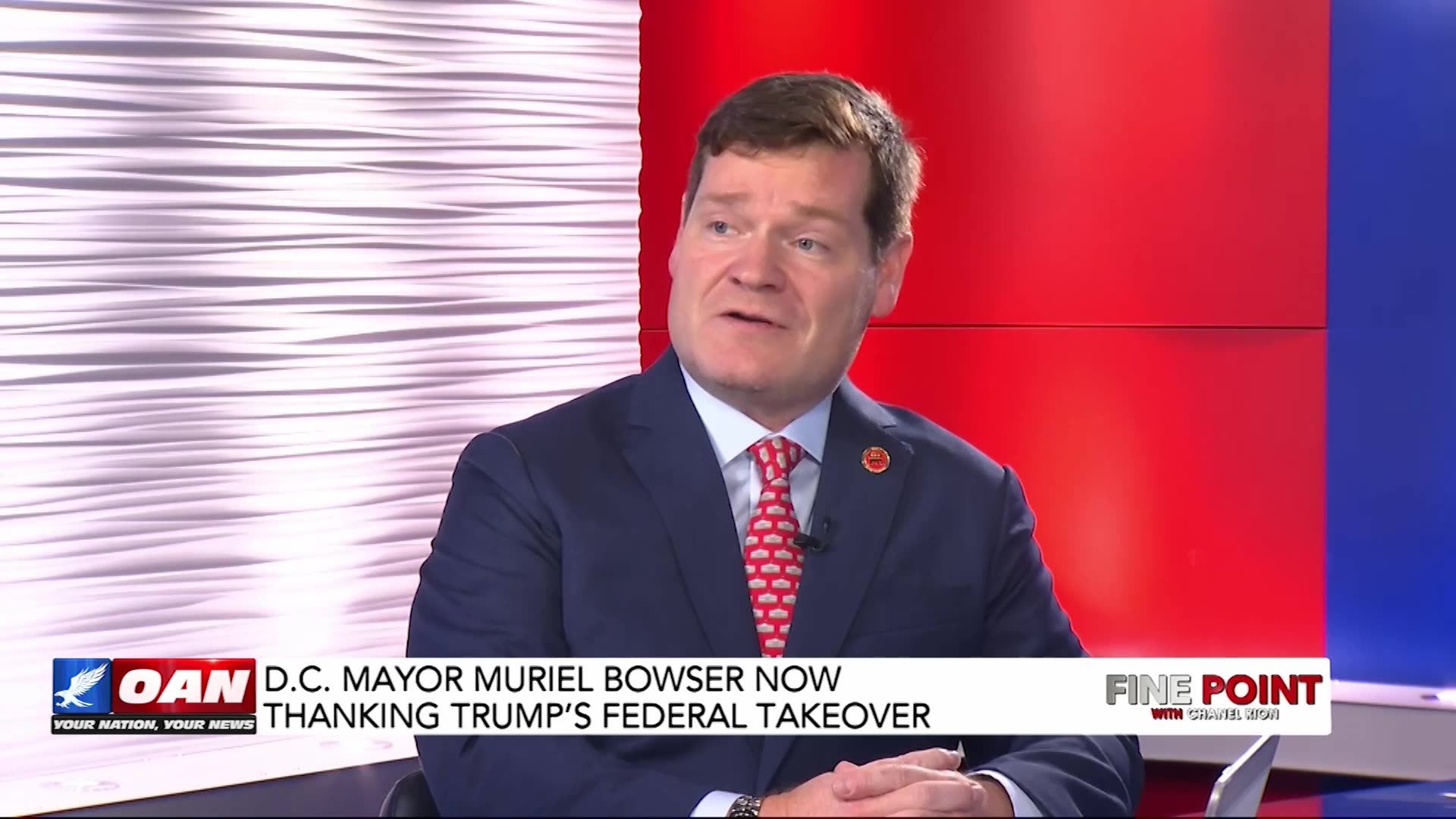 Fine Point - D.C Mayor Muriel Bowser Now Thanking Trumps Federal Takeover