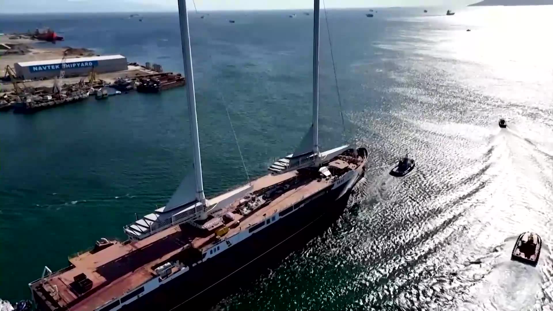 Worlds largest cargo sailboat makes first transatlantic crossing