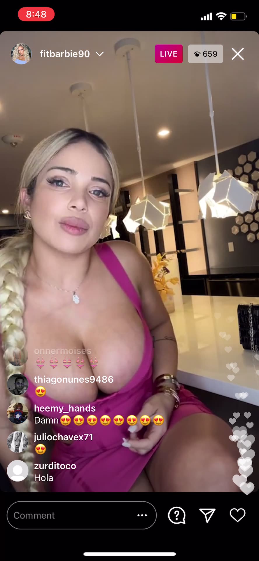 Fit Barbie Instagram Live