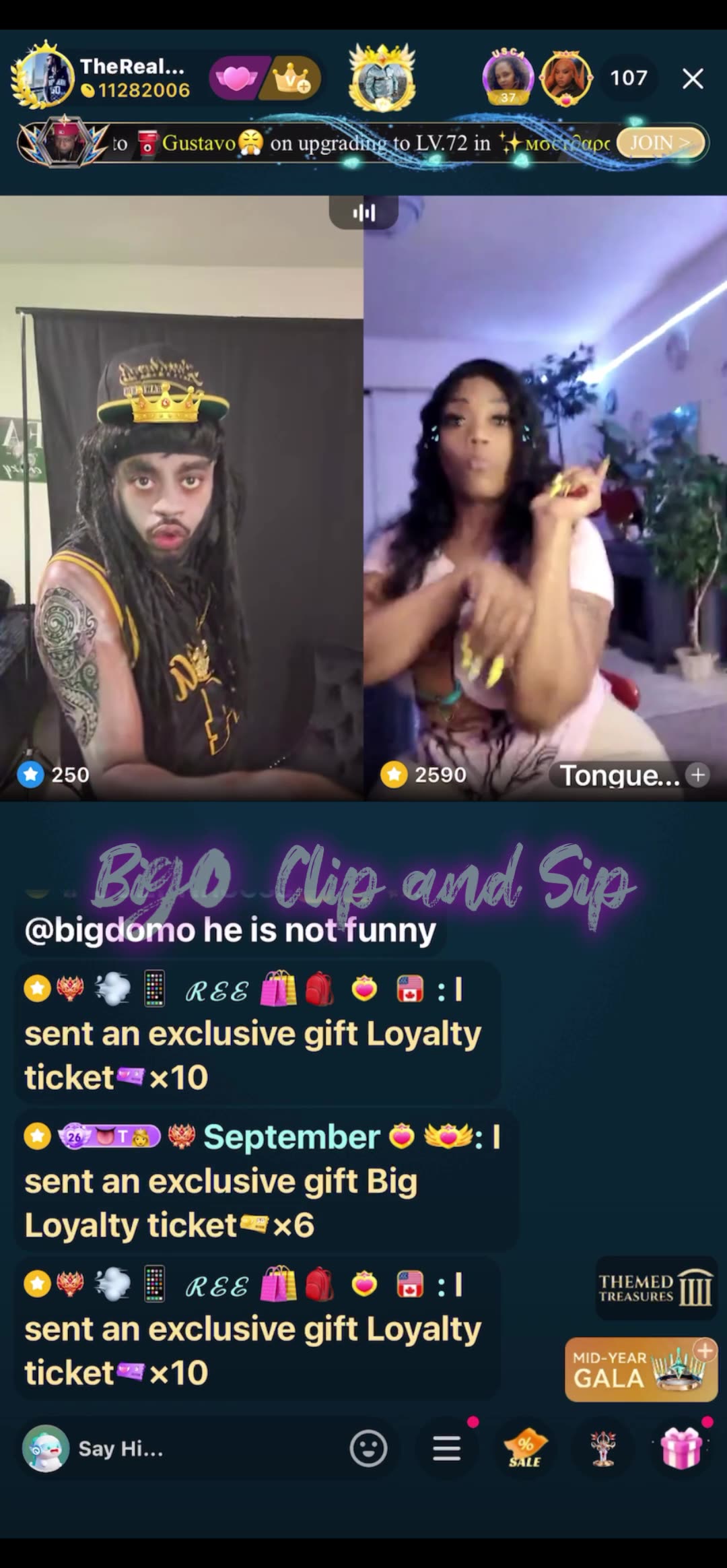 TheRealBigPapi dancing on live for TongueTwerk 🤣 7/11/25 #bigoclipandsip