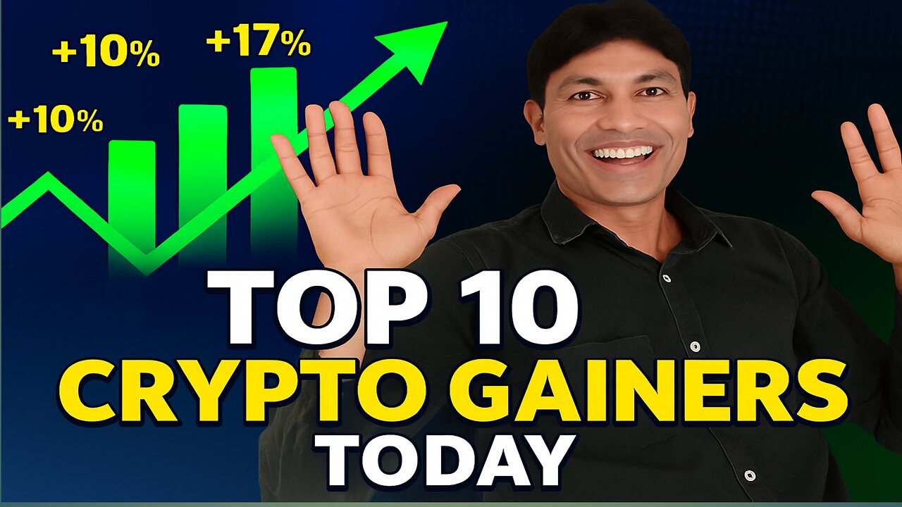 Top 10 Crypto Gainers Today | Biggest Crypto Winners You Need to Watch! π
