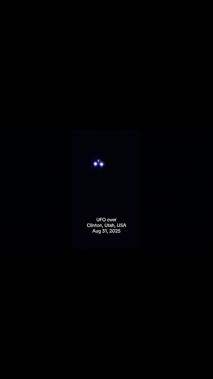 UFO over Clinton, Utah Aug 31, 2025, UAP sighting news. 📰 or possible TR-3B in the USAF? 🧐
