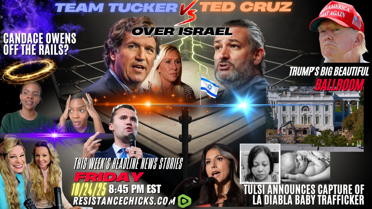 Team Tucker Vs Ted Cruz Over Israel | Trumps Big Beautiful Ballroom | Candace Owens Off the Rails?