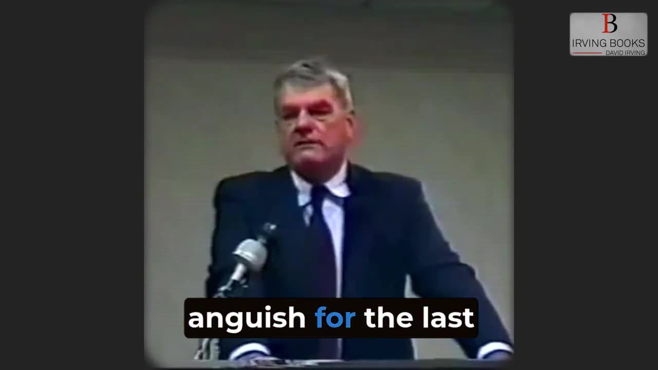 David Irving as he uncovers the battle for free speech and the increasing censorship worldwide