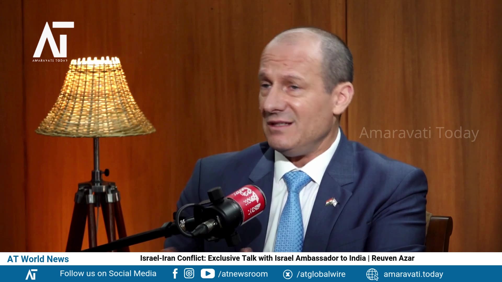 Israel-Iran Conflict: Exclusive Talk with Ambassador Reuven Azar | Amaravati Today World News