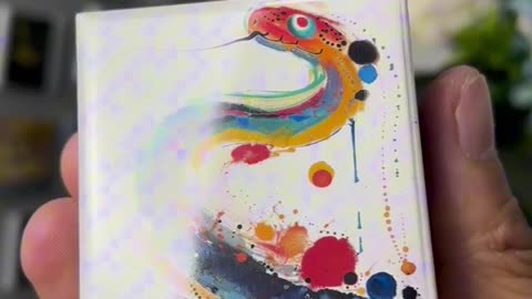 DIY New gift! Snake zodiac refrigerator magnet, I love it!