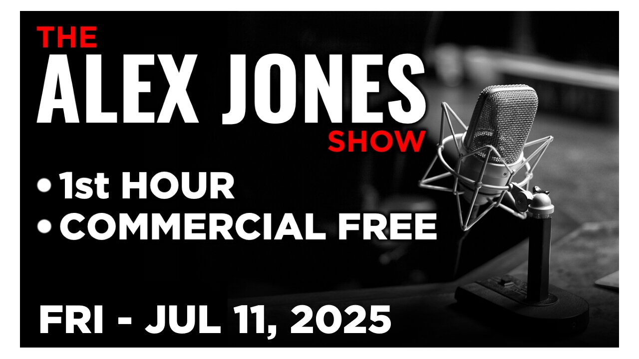 ALEX JONES [1 of 4] Friday 7/11/25 • ICE AGENTS RESCUE 11 CHILDREN SLAVES AND GET SHOT AT • Infowars