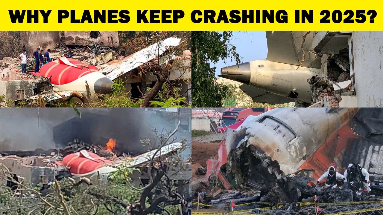 Why So Many Planes Are Crashing in 2025? | Biggest Plane Crashes Explained | NEWSDRIFT