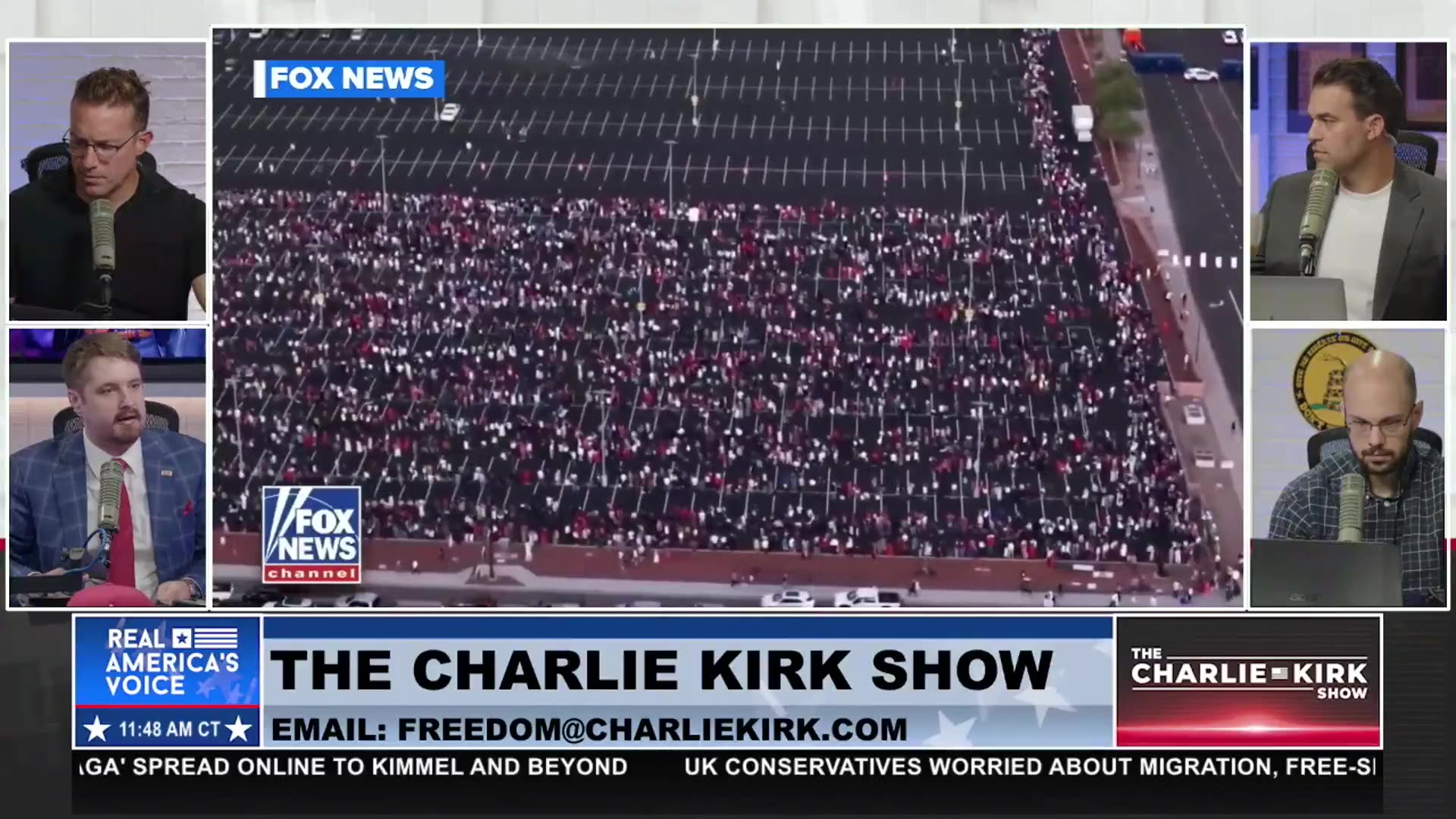 CHARLIE KIRK MEMORIAL: THE LEFT IS SPINNING BECAUSE THEY CANT SPIN IT!