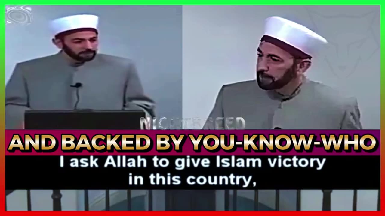 Weve turned 3 churches into mosques - the community will all be Muslims?