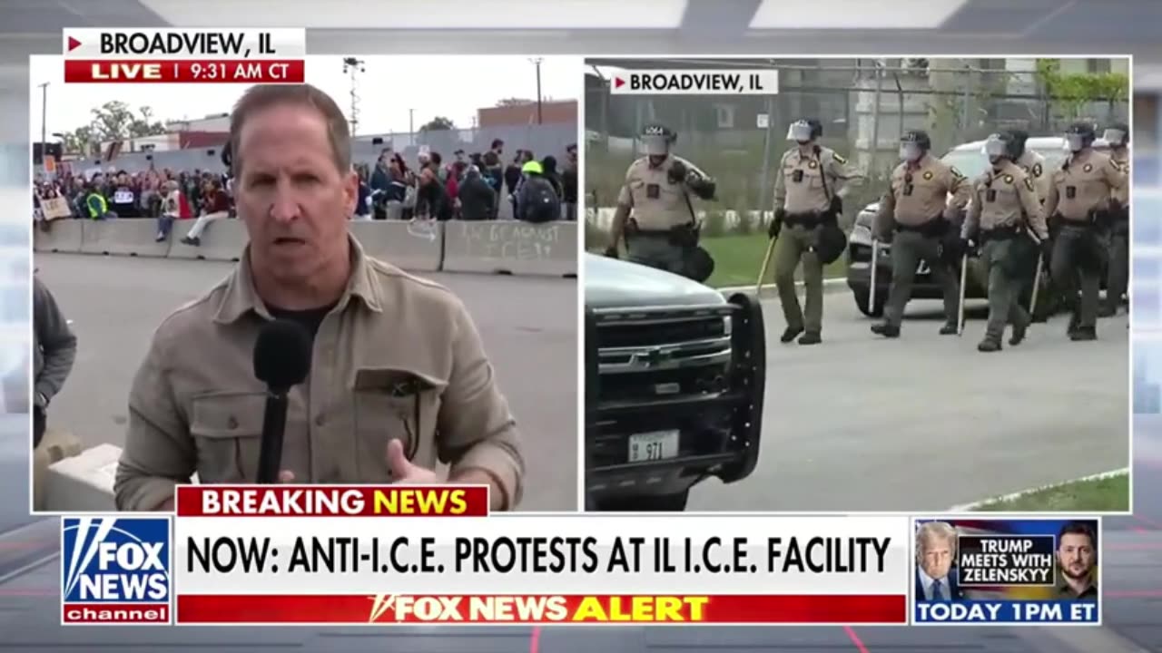 Police Finally Push Back Against Anti ICE Protestors
