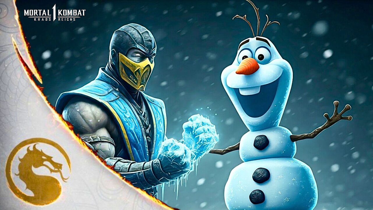 Olaf Enters Mortal Kombat 1 – Frozen Fatalities & Brutal Finishers | Disney x MK Crossover