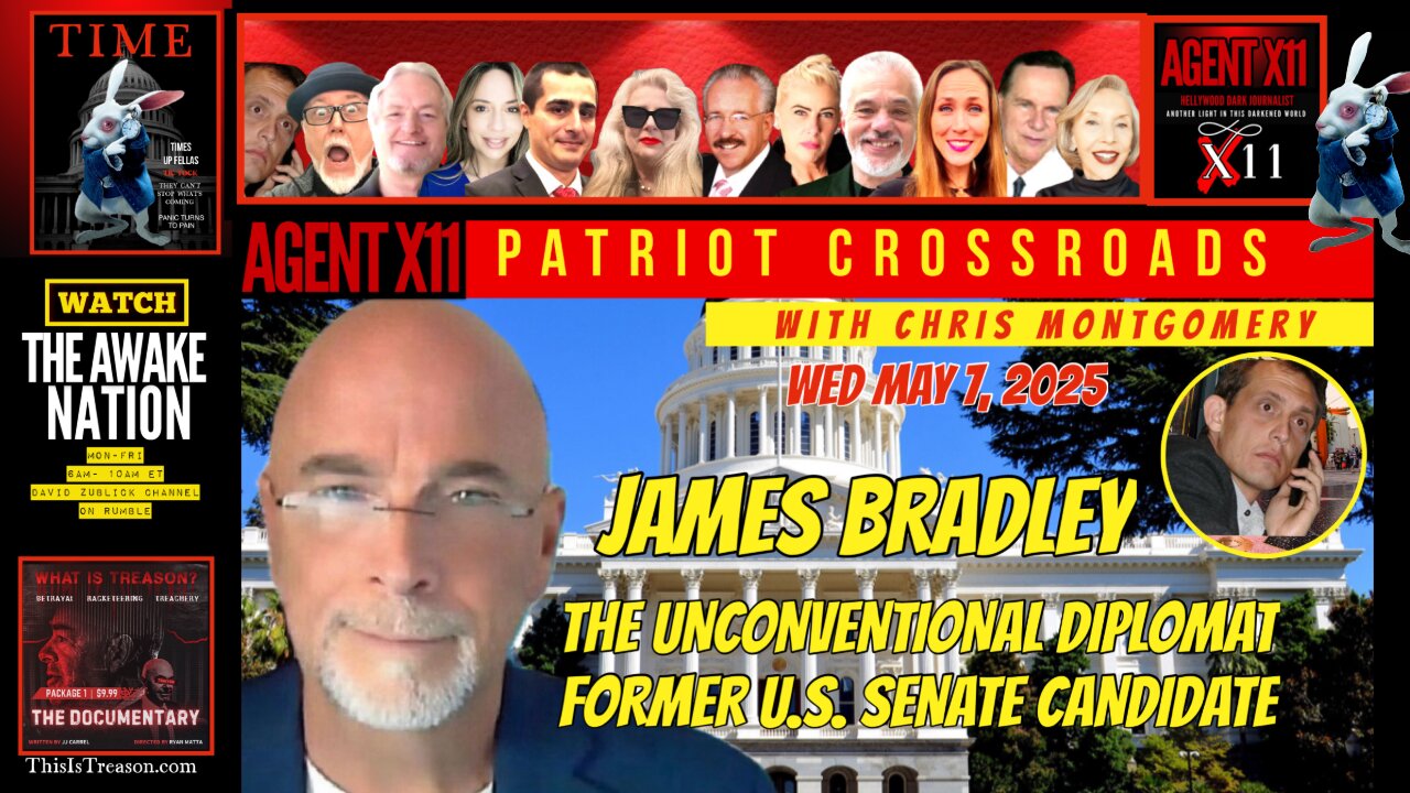 AGENT X11: EP 207: PATRIOT PERSPECTIVE: CHRIS MONTGOMERY: GUEST: JAMES BRADLEY