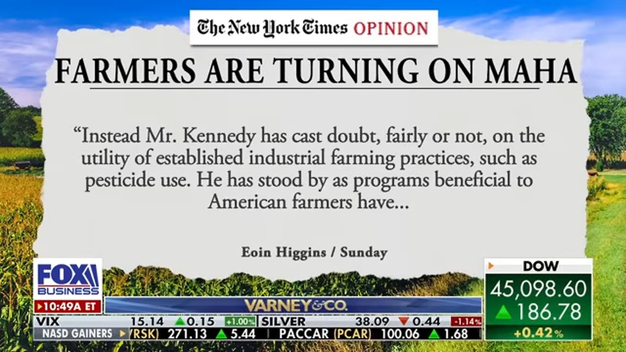 A LOT OF DOUBT: Why some farmers are turning on Trumps MAHA movement