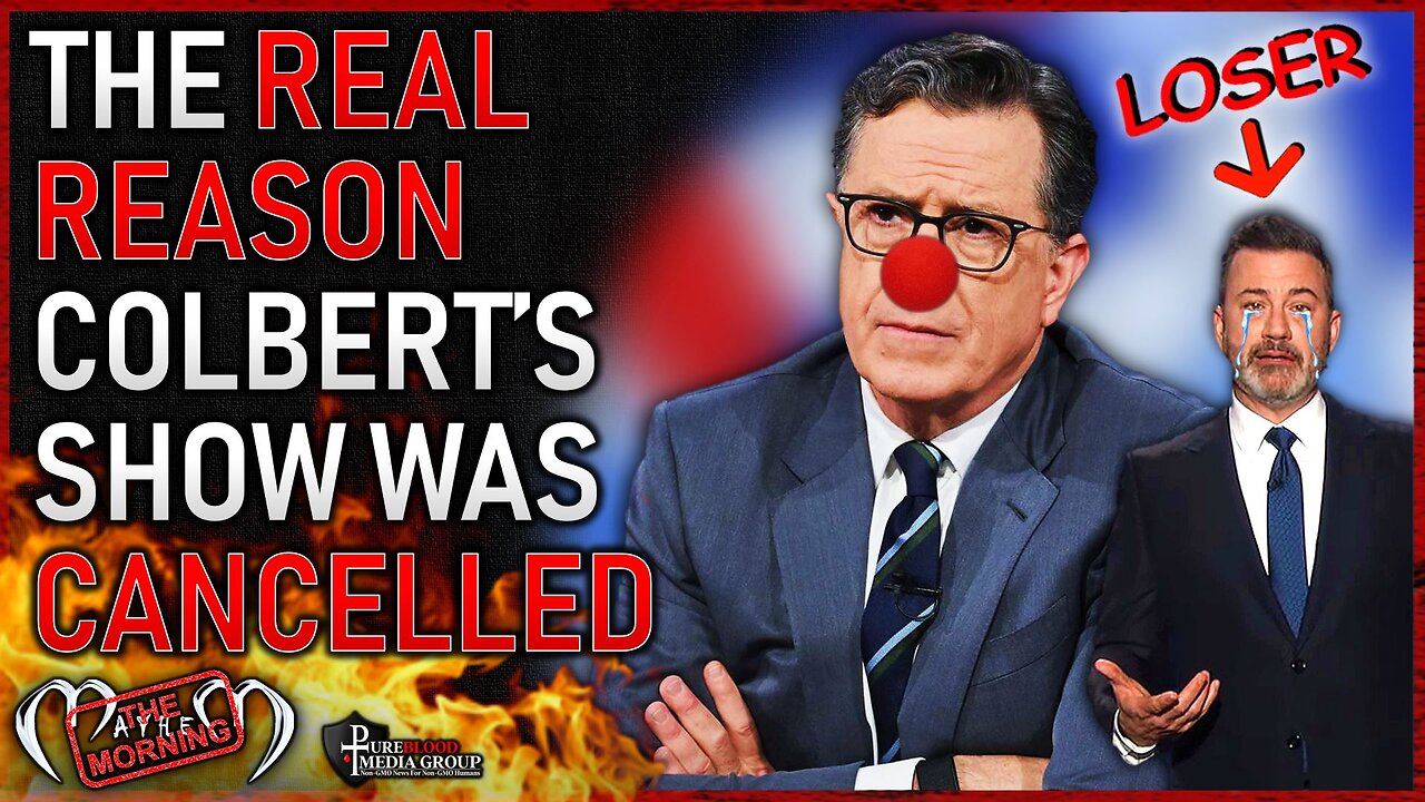 Stephen Colbert wasnt cancelled because he was outspoken against TRUMP!