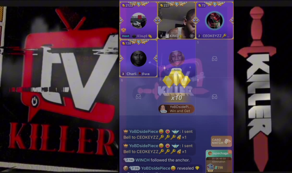 CHARLI VS KEYS KING B PANEL