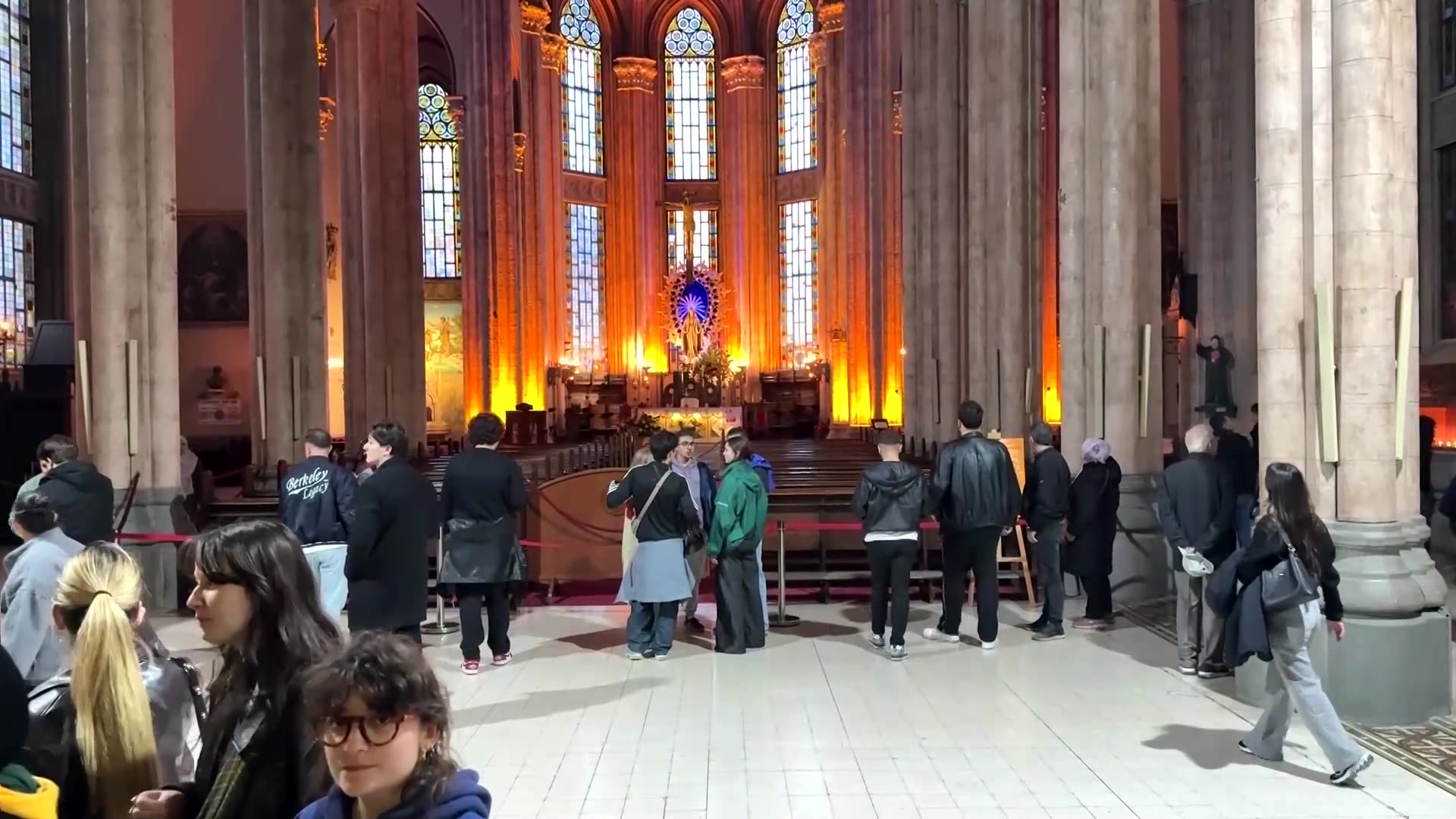 Decorations adorn Istanbul church ahead of Pope Leos Turkey visit