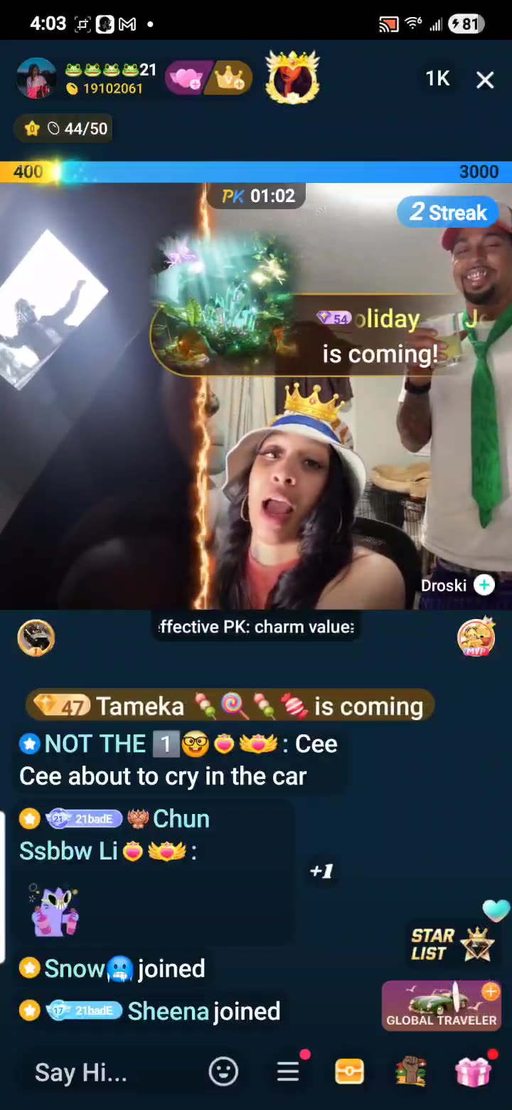 21BADBITCH & NOCAP IN BED TOGETHER LINE DROSKI & TRAP CECE