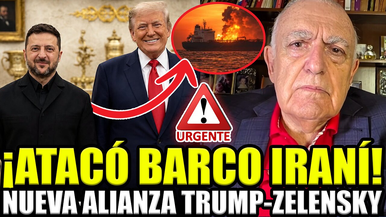 🚨UCRANIA ATACÓ BARCO IRANI ¿TRUMP SUMA A ZELENSKY A LA GUERRA? RUCKAUF REVELÓ REUNIÓN CLAVE