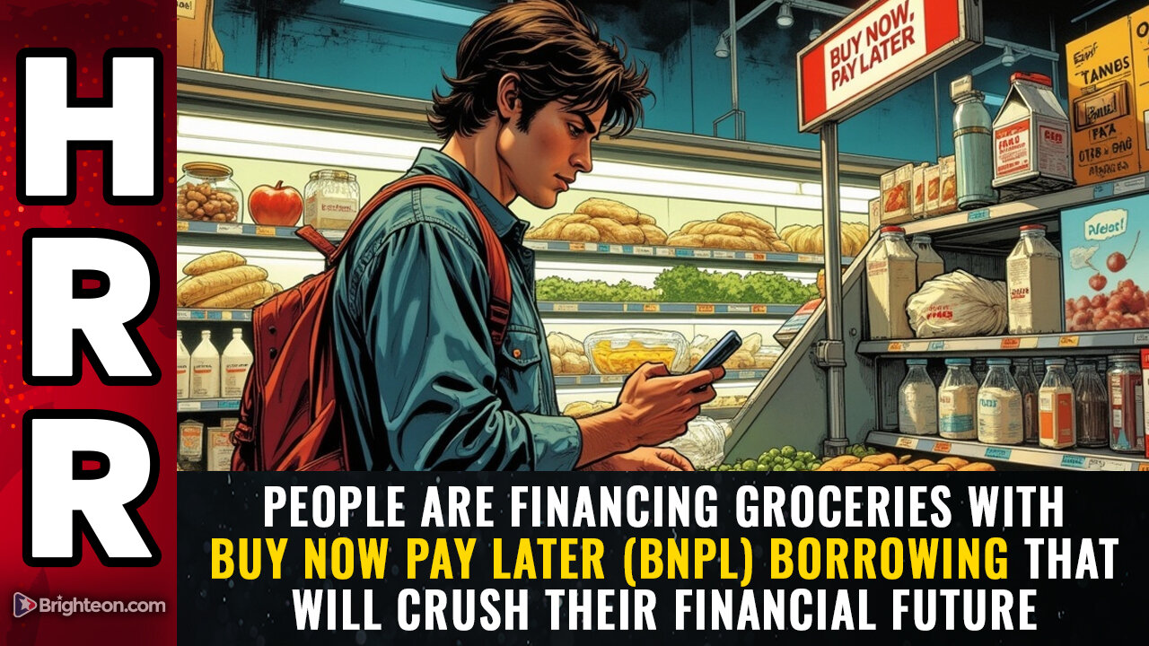 People are FINANCING GROCERIES with Buy Now Pay Later (BNPL) borrowing...