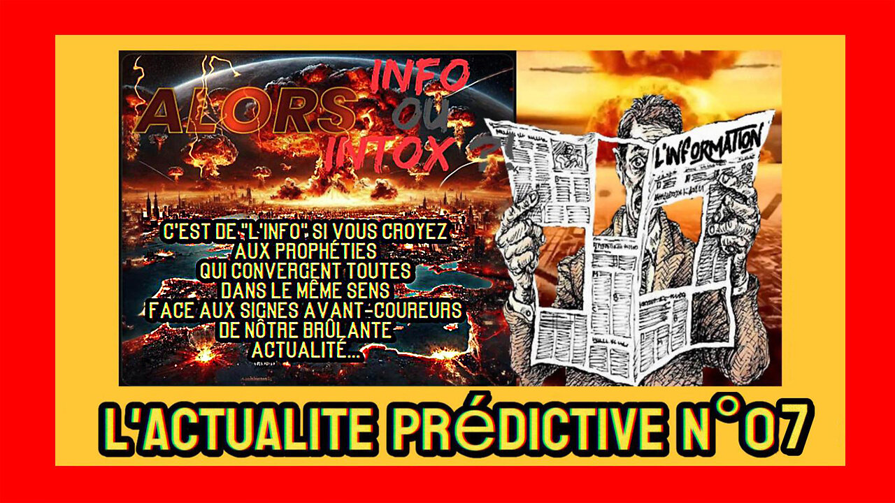Depuis les anciennes Prophéties à la Réalité...A nous de faire la part des choses en cours ... (Hd 1080)