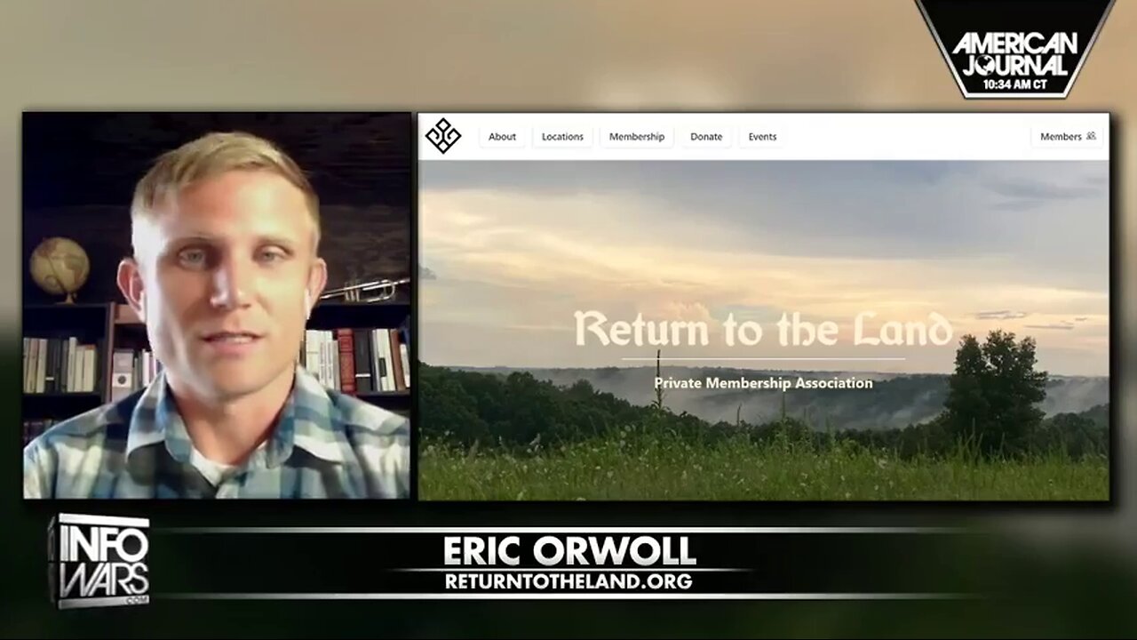 Infowars: Eric Orwoll Return To The Land the Struggle of Building an All-White Community in the US