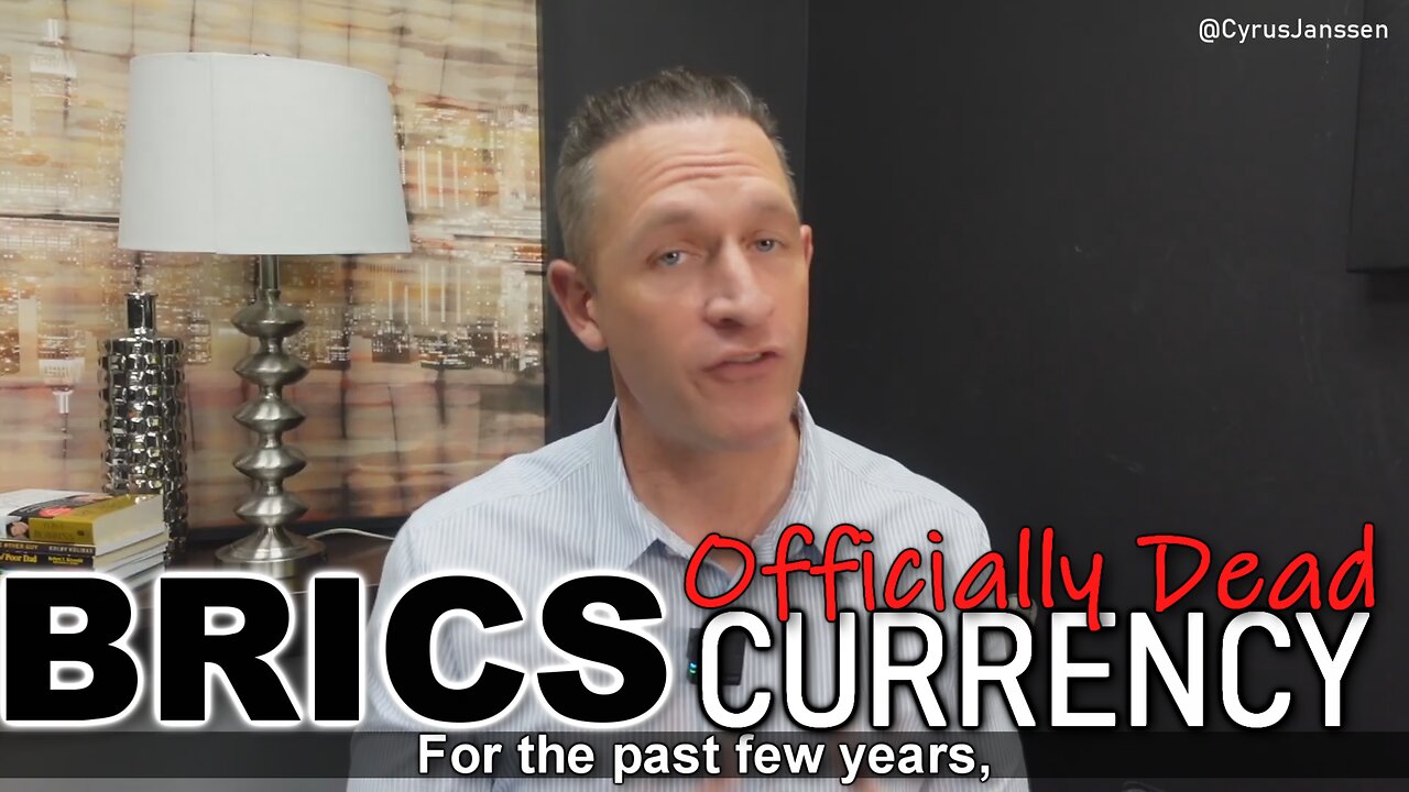Cyrus Janssen: BRICS currency is officially dead.