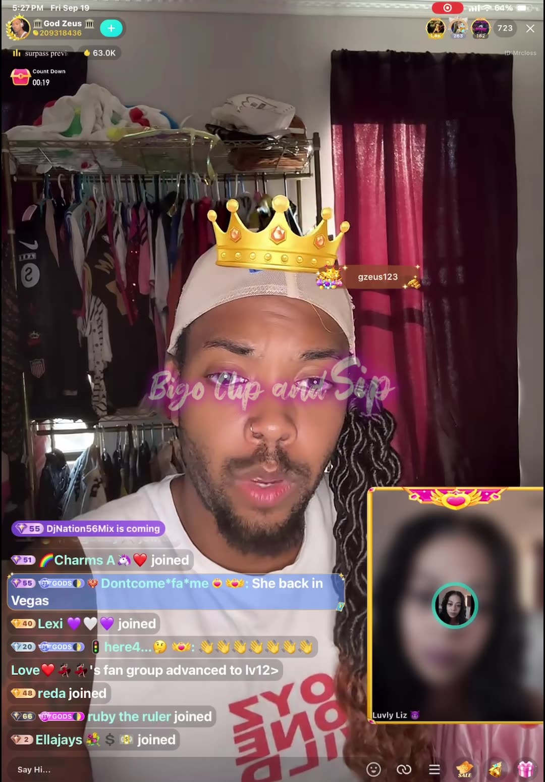 God Zeus hints to Liz Liyah makes fake documents-speaks on PYT n PND 9/19/25 #bigoclipandsip