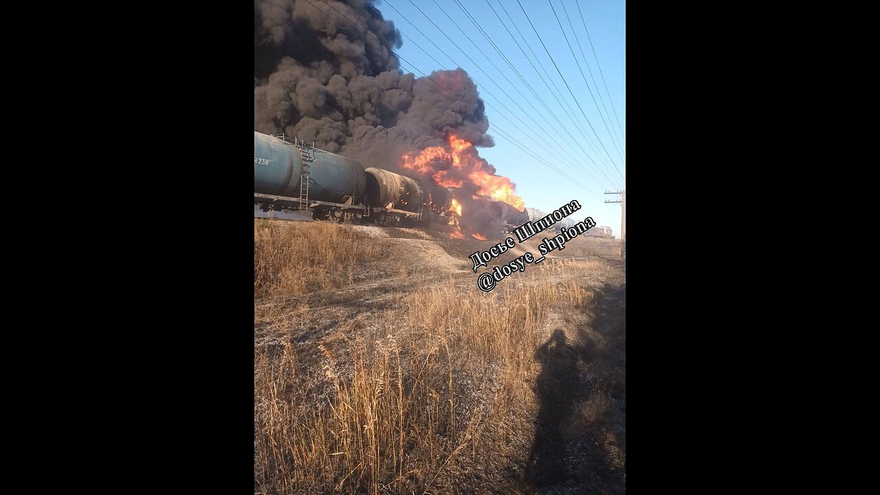 π€© More from strike on a Russian fuel train!