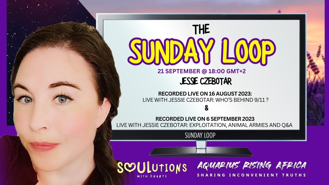 008 | The Sunday Loop: From 9/11 to Animal Armies – Jessie Czebotar Reveals What’s Hidden (August and September 2023) - Replayed in September 2025