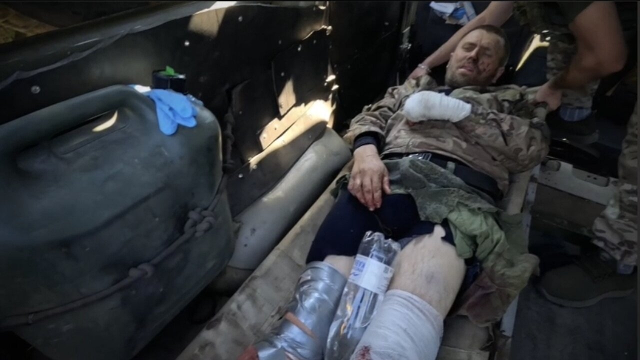 work of military medics in various phases of evacuation - delivering the wounded to cure