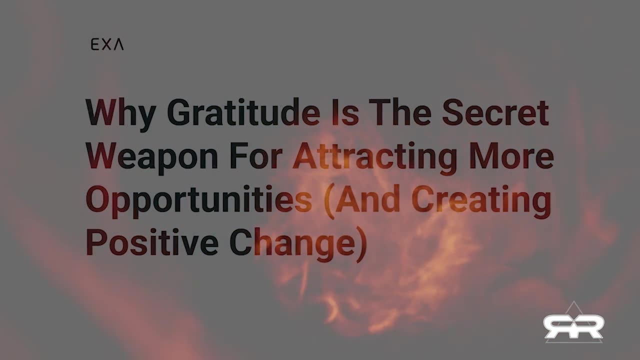 Reese Report - Gratitude is a Super Power
