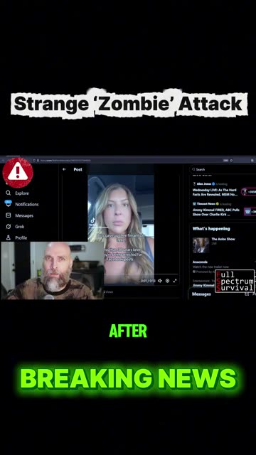 Breaking News⛔️Strange Zombie Attack