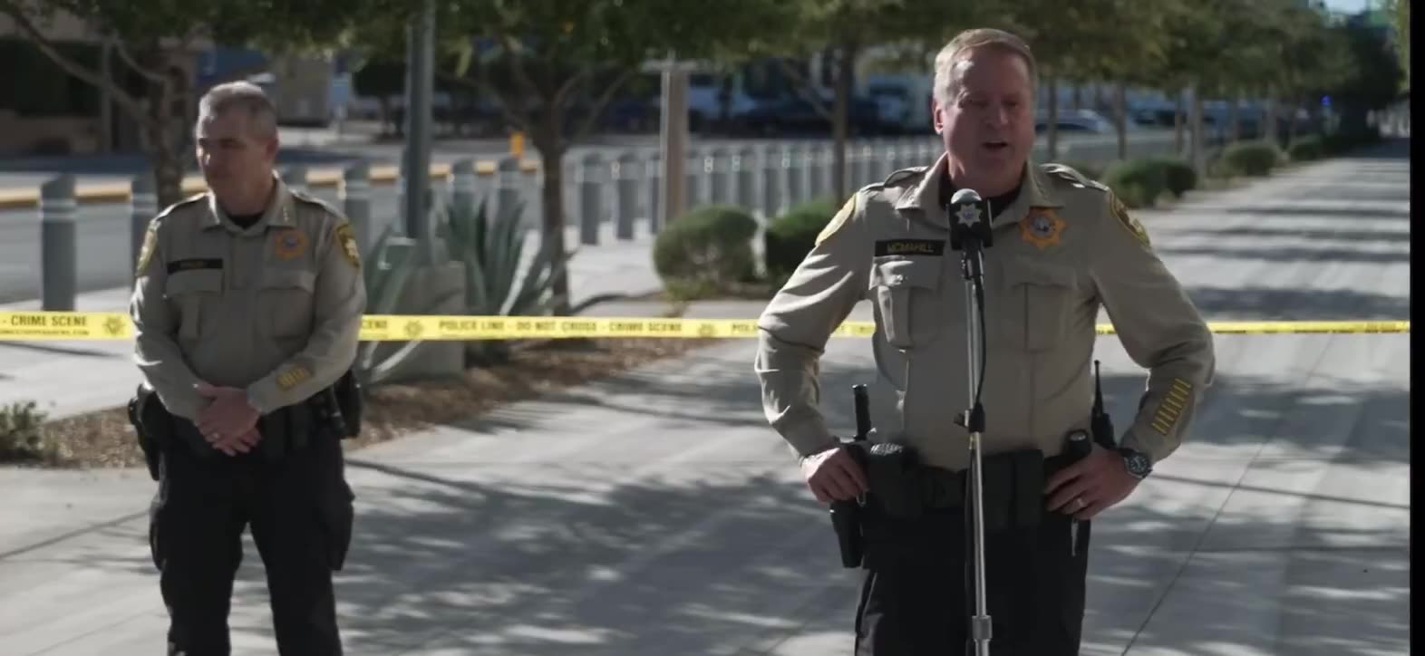 11/13/2025 Las Vegas police say no ongoing threat after 2 males in all black placed IED