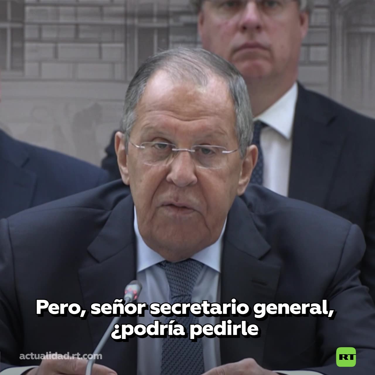 Lavrov sobre Guterres: Desvía la mirada avergonzado al ser preguntado por Bucha