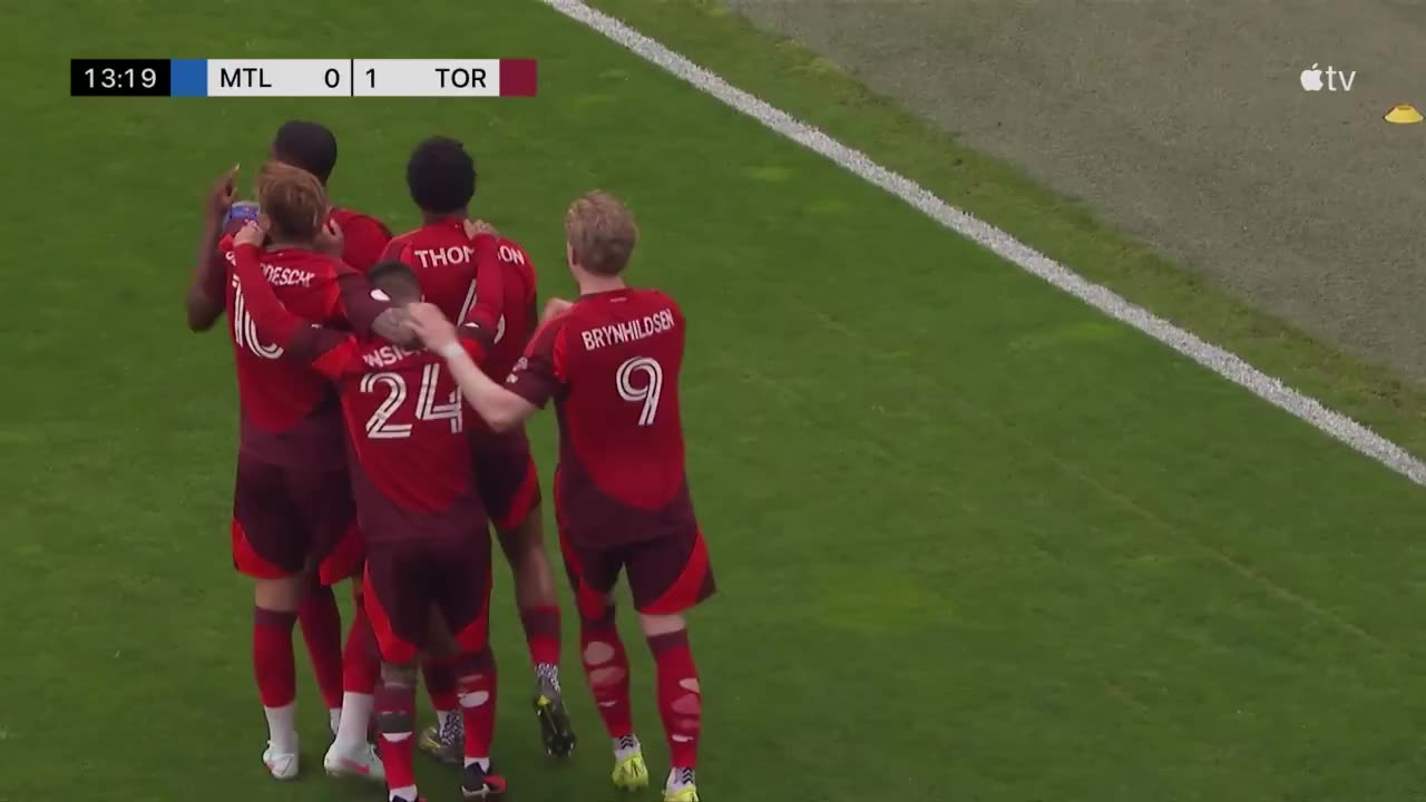 Major League Soccer - ๐โโ๏ธ๐โโ๏ธ๐โโ๏ธ Tyrese Spicer has @TorontoFC ahead early.