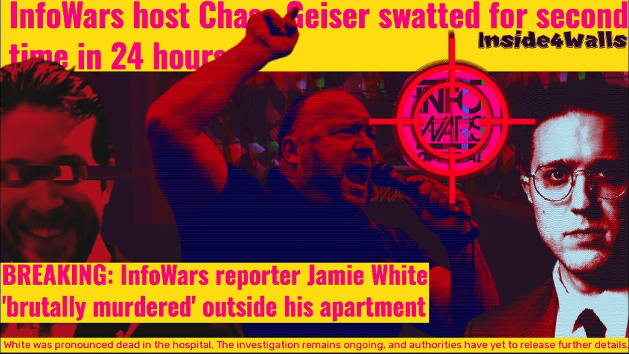 THE ATTACK ON INFOWARS- INFOWARS Reporter Brutally Murdered And Host Are SWATTED Twice In 24 Hours