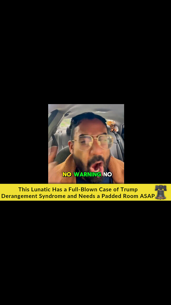 This Lunatic Has a Full-Blown Case of Trump Derangement Syndrome and Needs a Padded Room ASAP